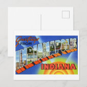 Groeten uit Indianapolis Briefkaart (Voorkant / Achterkant)
