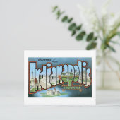 Groeten uit Indianapolis Briefkaart (Staand voorkant)