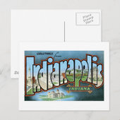 Groeten uit Indianapolis Briefkaart (Voorkant / Achterkant)