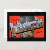 Groeten uit Indianapolis Indiana Briefkaart (Voorkant / Achterkant)