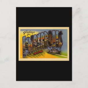 Groeten uit Indianapolis Indiana Briefkaart