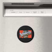 Groeten uit Indianapolis Indiana Magneet (Insitu (Vaatwasser))