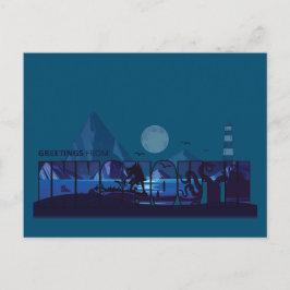 Groeten uit Insmouth Devils Reef Lovecraft Briefkaart