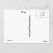 Groeten uit Iowa Briefkaart (Achterkant)