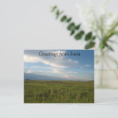 Groeten uit Iowa briefkaart (Staand voorkant)