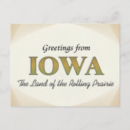 Groeten uit Iowa Briefkaart