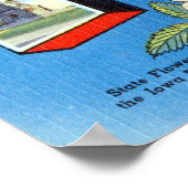  groeten uit Iowa Poster (Hoek)