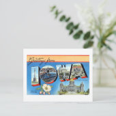 groeten uit Iowa reisposter Briefkaart (Staand voorkant)