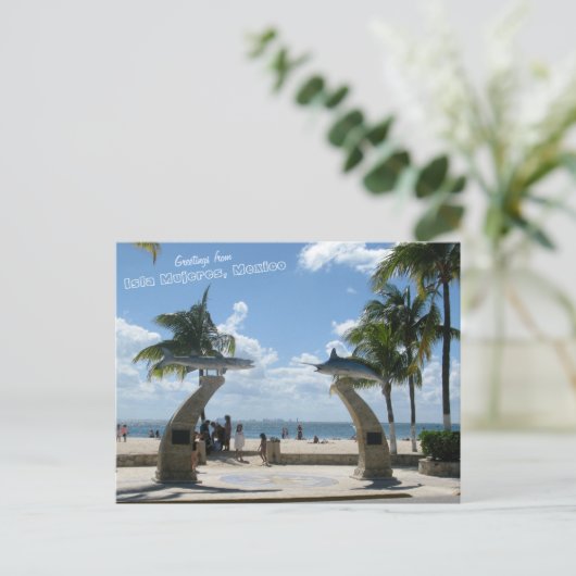 Groeten uit Isla Mujeres, Mexico Briefkaart (Staand voorkant)