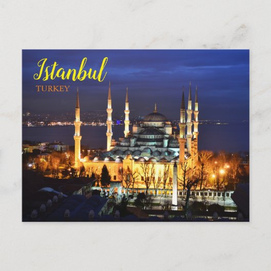 Groeten uit Istanboel Turkije Briefkaart (Voorkant)