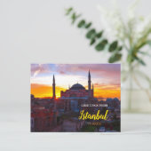 Groeten uit Istanboel Turkije Briefkaart (Staand voorkant)