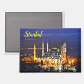 Groeten uit Istanbul Turkije Magneet (Voorkant / Achterkant)