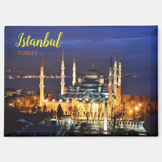 Groeten uit Istanbul Turkije Magnet (Voorkant)