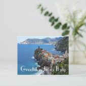 Groeten uit Italië Briefkaart (Staand voorkant)