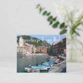 Groeten uit Italië Briefkaart (Staand voorkant)