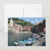 Groeten uit Italië Briefkaart (Voorkant / Achterkant)