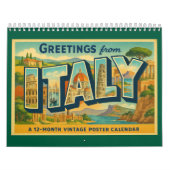  Groeten uit Italië Reiskalender Kalender (Hoes)