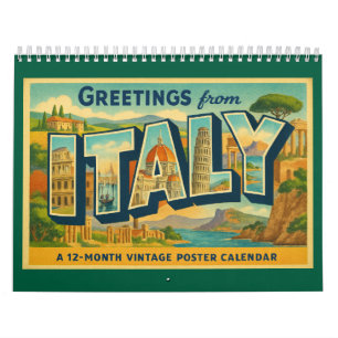  Groeten uit Italië Reiskalender Kalender