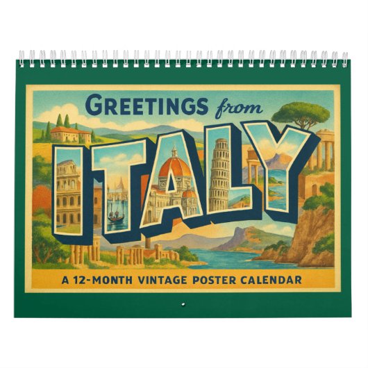 Groeten uit Italië Reiskalender Kalender (Hoes)