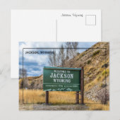 Groeten uit Jackson, Wyoming Briefkaart (Voorkant / Achterkant)
