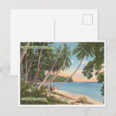 Groeten uit Jamaica  Beach Scene Briefkaart (Voorkant / Achterkant)