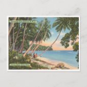 Groeten uit Jamaica  Beach Scene Briefkaart (Voorkant)