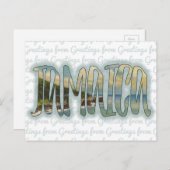 Groeten uit Jamaica briefkaart (Voorkant / Achterkant)