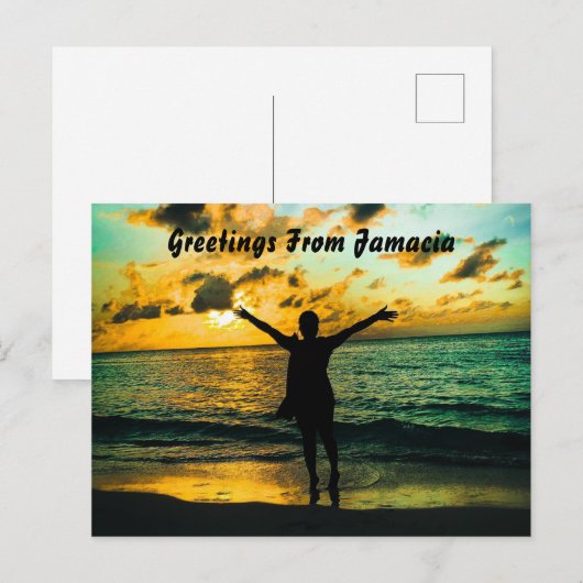 Groeten uit Jamaica - Briefkaart (Voorkant / Achterkant)
