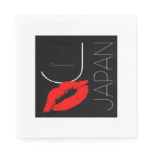 Groeten uit Japanse Rode Lipstick Kiss