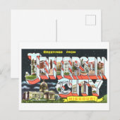  groeten uit Jefferson City, Missouri, Briefkaart (Voorkant / Achterkant)