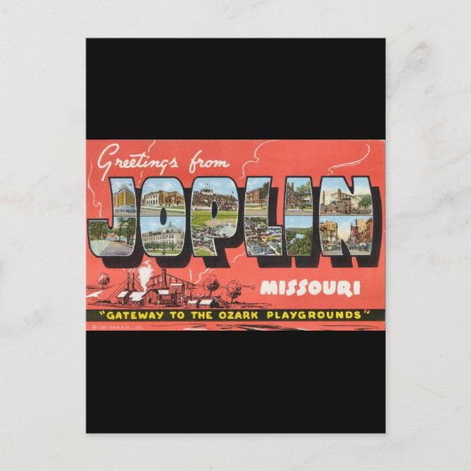 Groeten uit Joplin Briefkaart (Voorkant)