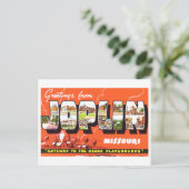  groeten uit Joplin, Missouri, Briefkaart (Staand voorkant)
