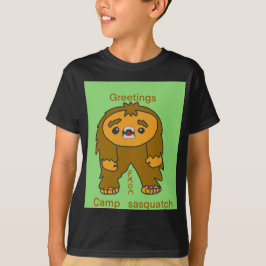 Groeten uit kamp Sasquatch T-shirt