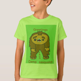 Groeten uit kamp Sasquatch T-shirt