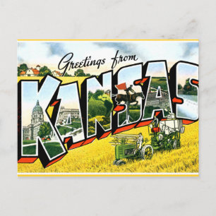 Groeten uit Kansas Briefkaart