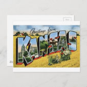 Groeten uit Kansas Briefkaart (Voorkant / Achterkant)