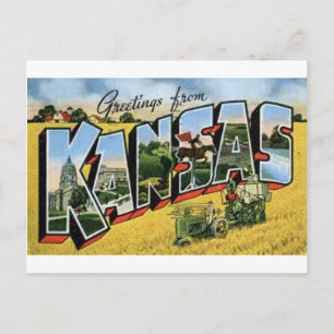 Groeten uit Kansas Briefkaart