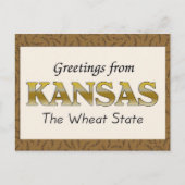 Groeten uit Kansas Briefkaart (Voorkant)