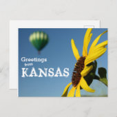 Groeten uit Kansas Briefkaart (Voorkant / Achterkant)