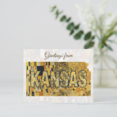 Groeten uit Kansas Briefkaart (Staand voorkant)