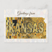 Groeten uit Kansas Briefkaart (Voorkant)