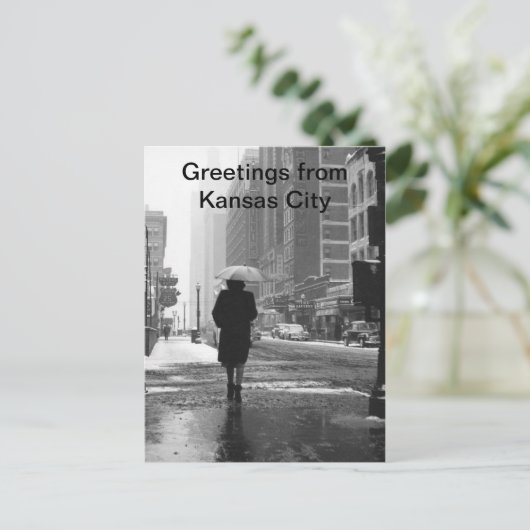 Groeten uit Kansas City  Kansas City Briefkaart (Staand voorkant)