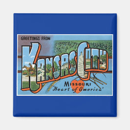 Groeten uit Kansas City! Magneet