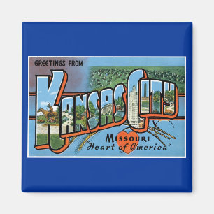 Groeten uit Kansas City! Magneet