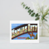  groeten uit Kansas City, Missouri, Briefkaart (Staand voorkant)