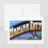  groeten uit Kansas City, Missouri, Briefkaart (Voorkant / Achterkant)