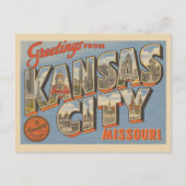 groeten uit Kansas City, Missouri Briefkaart (Voorkant)