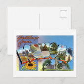  groeten uit Kansas Travel poster Briefkaart (Voorkant / Achterkant)