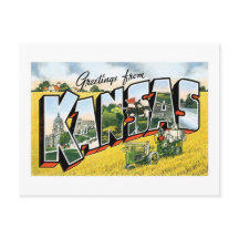 Groeten uit Kansas. Vintage