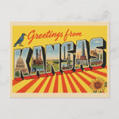 Groeten uit Kansas, Wichita Briefkaart (Voorkant)